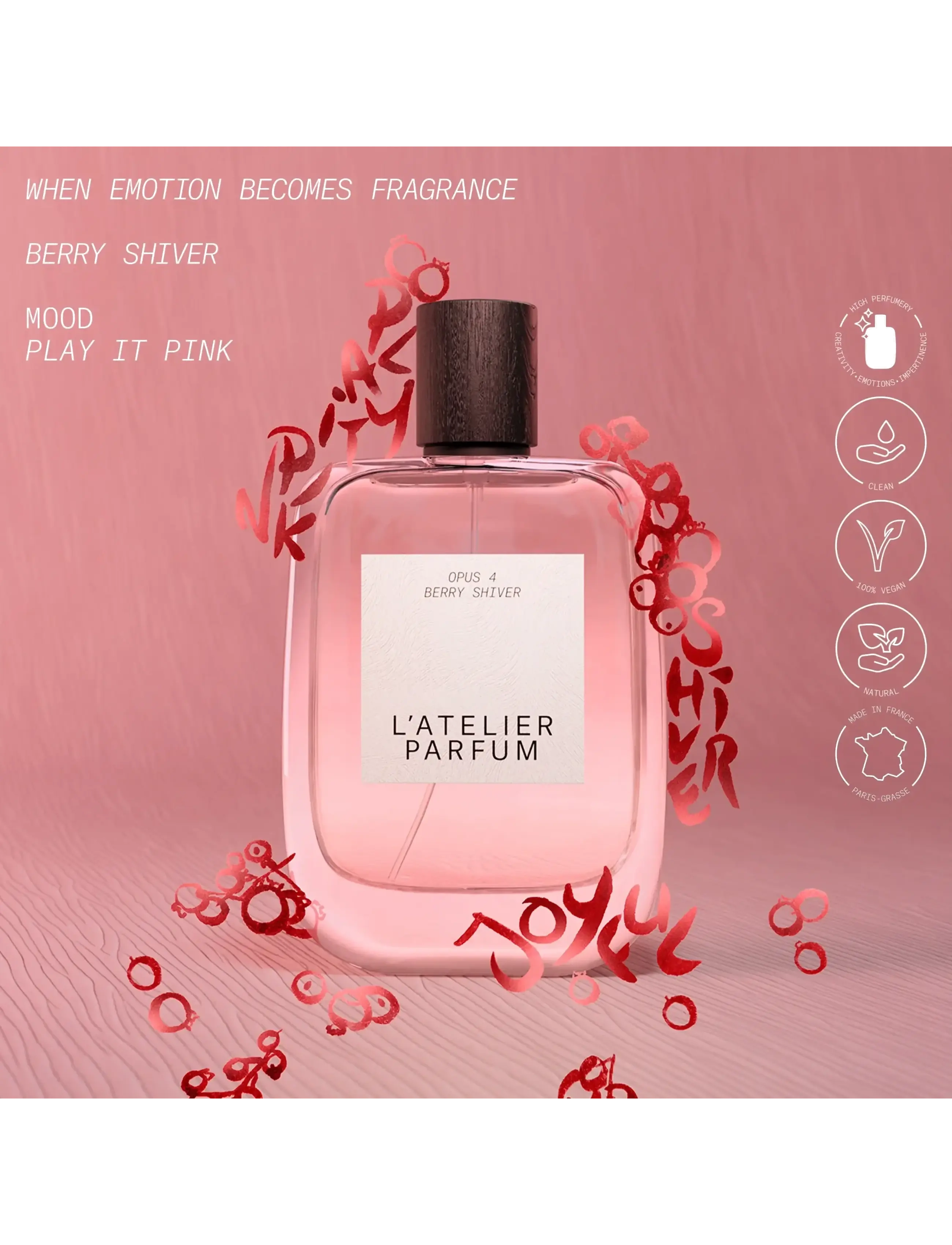 L'atelier Parfum - EDP BERRY SHIVER 100ML - til ham  - clear - 2