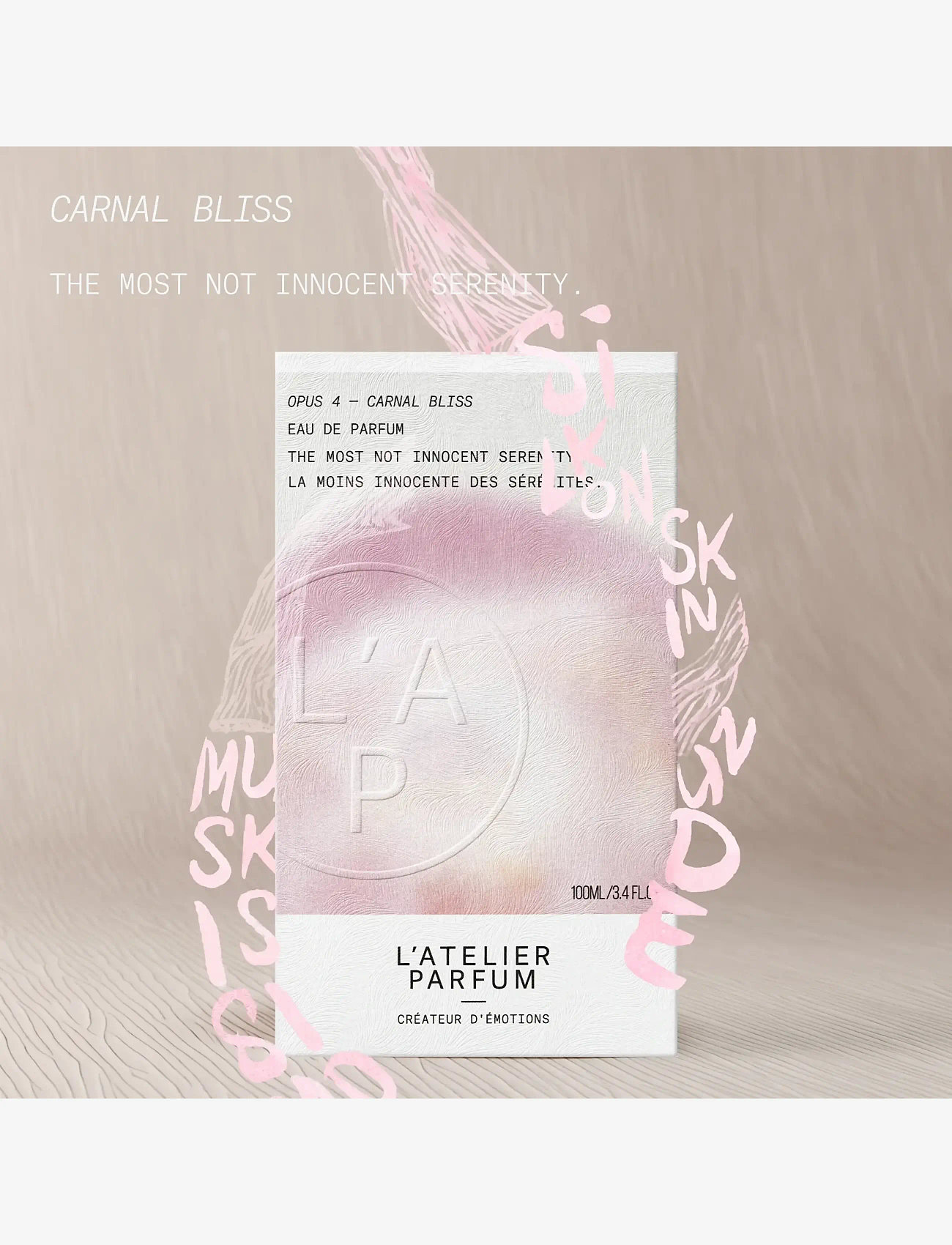 L'atelier Parfum - EDP CARNAL BLISS 100ML - till honom  - clear - 4