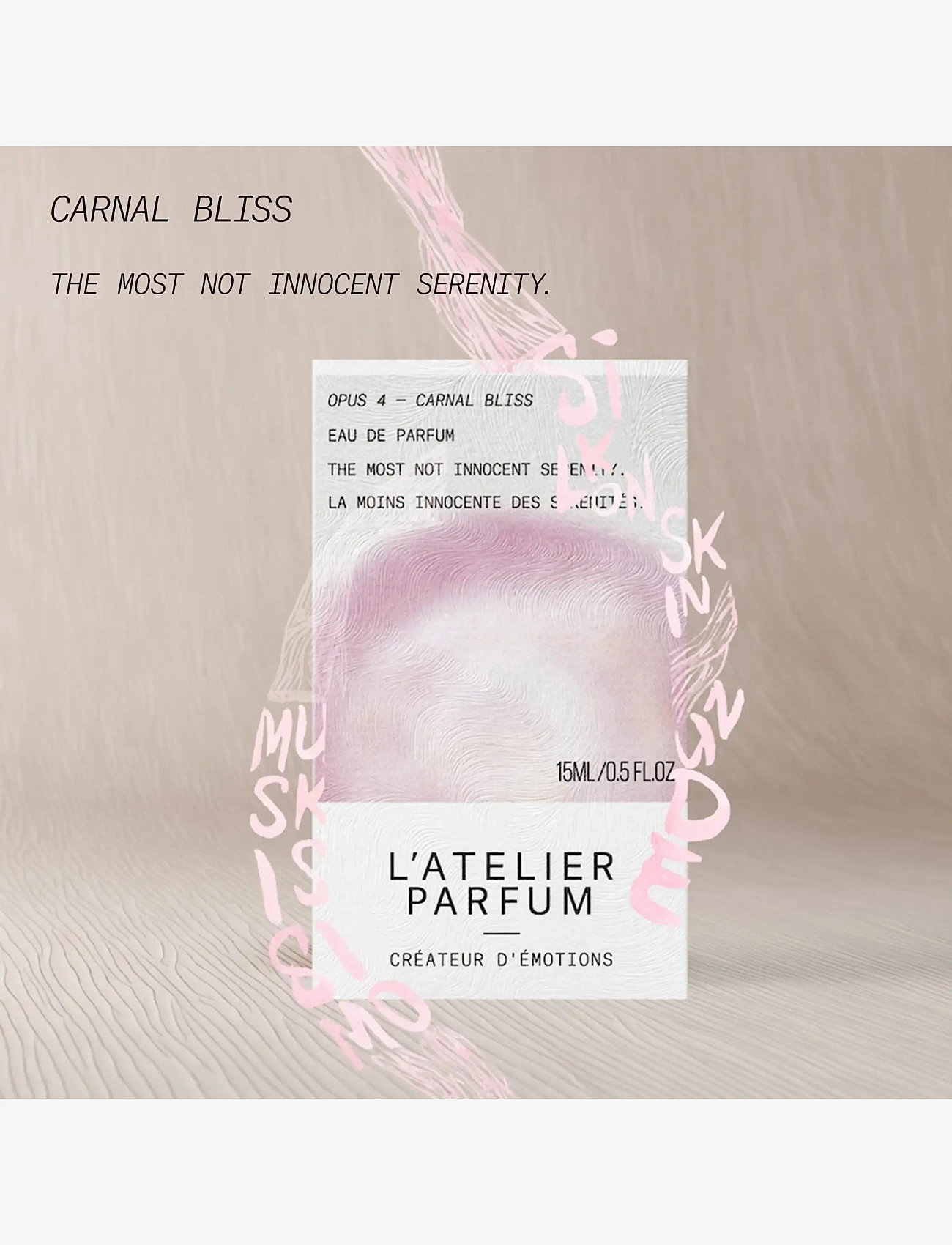 L'atelier Parfum - EDP CARNAL BLISS 15ML - till honom  - clear - 4