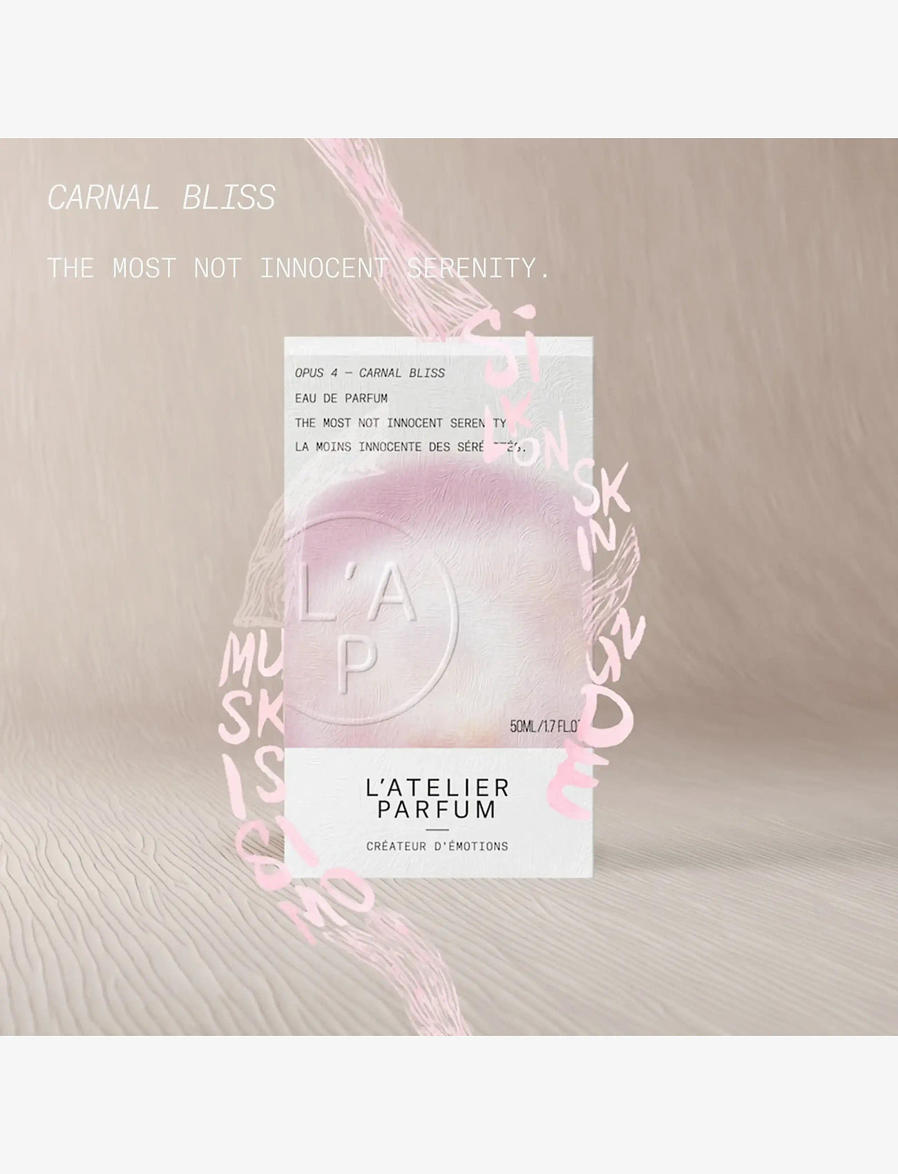 L'atelier Parfum - EDP CARNAL BLISS 50ML - til ham  - clear - 3