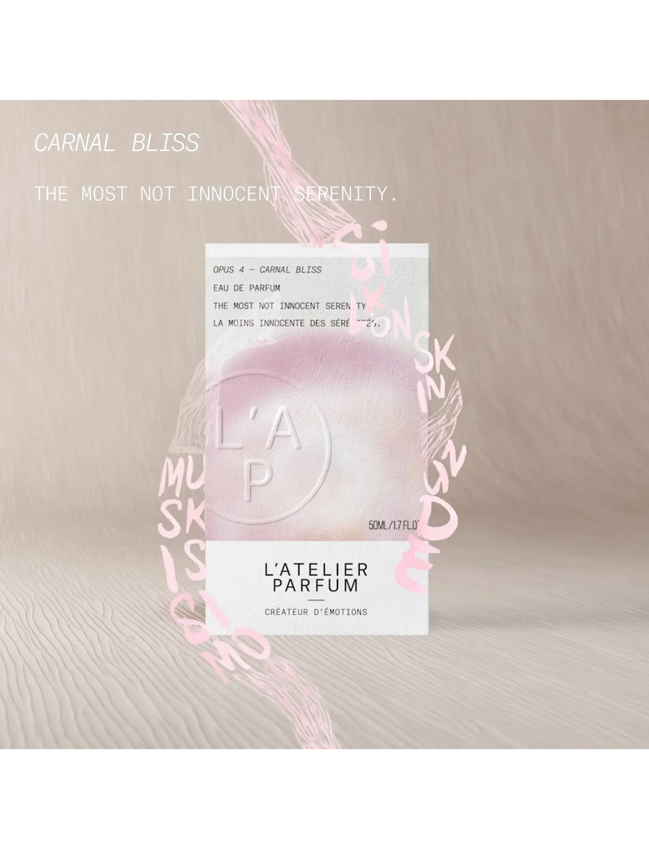 L'atelier Parfum - EDP CARNAL BLISS 50ML - miehille  - clear - 3