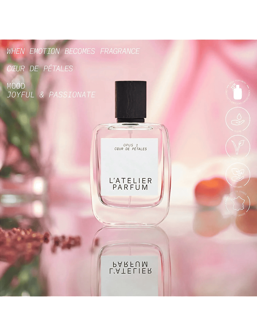 L'atelier Parfum - EDP COEUR DE PETALES 50ML - till honom - clear - 2