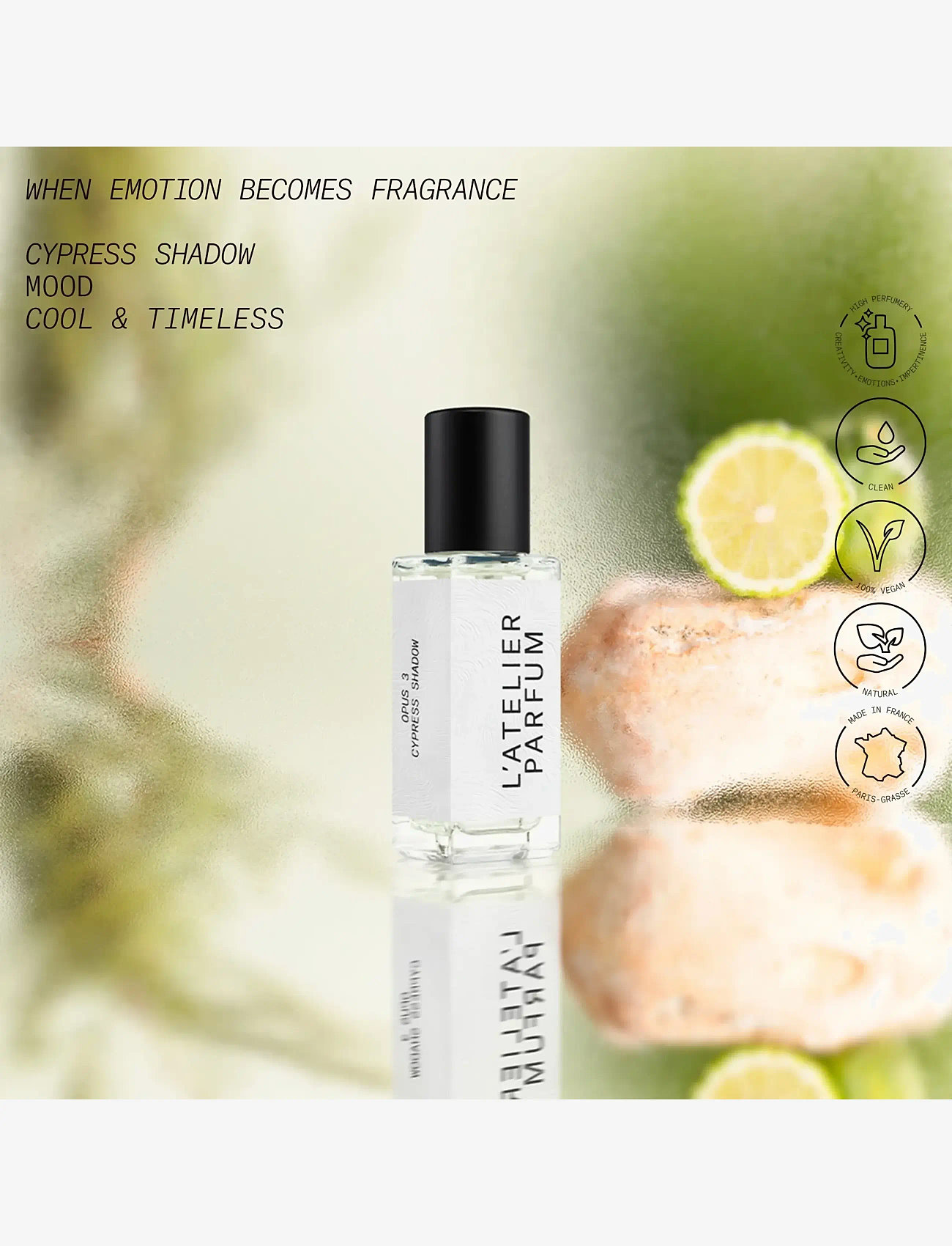 L'atelier Parfum - EDP CYPRESS SHADOW 15ML - till honom  - clear - 2