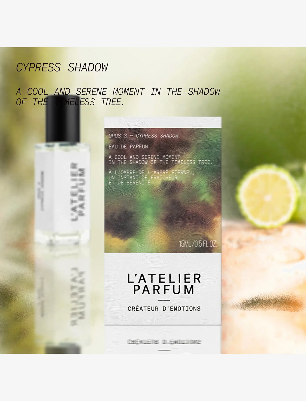 L'atelier Parfum - EDP CYPRESS SHADOW 15ML - till honom  - clear - 4