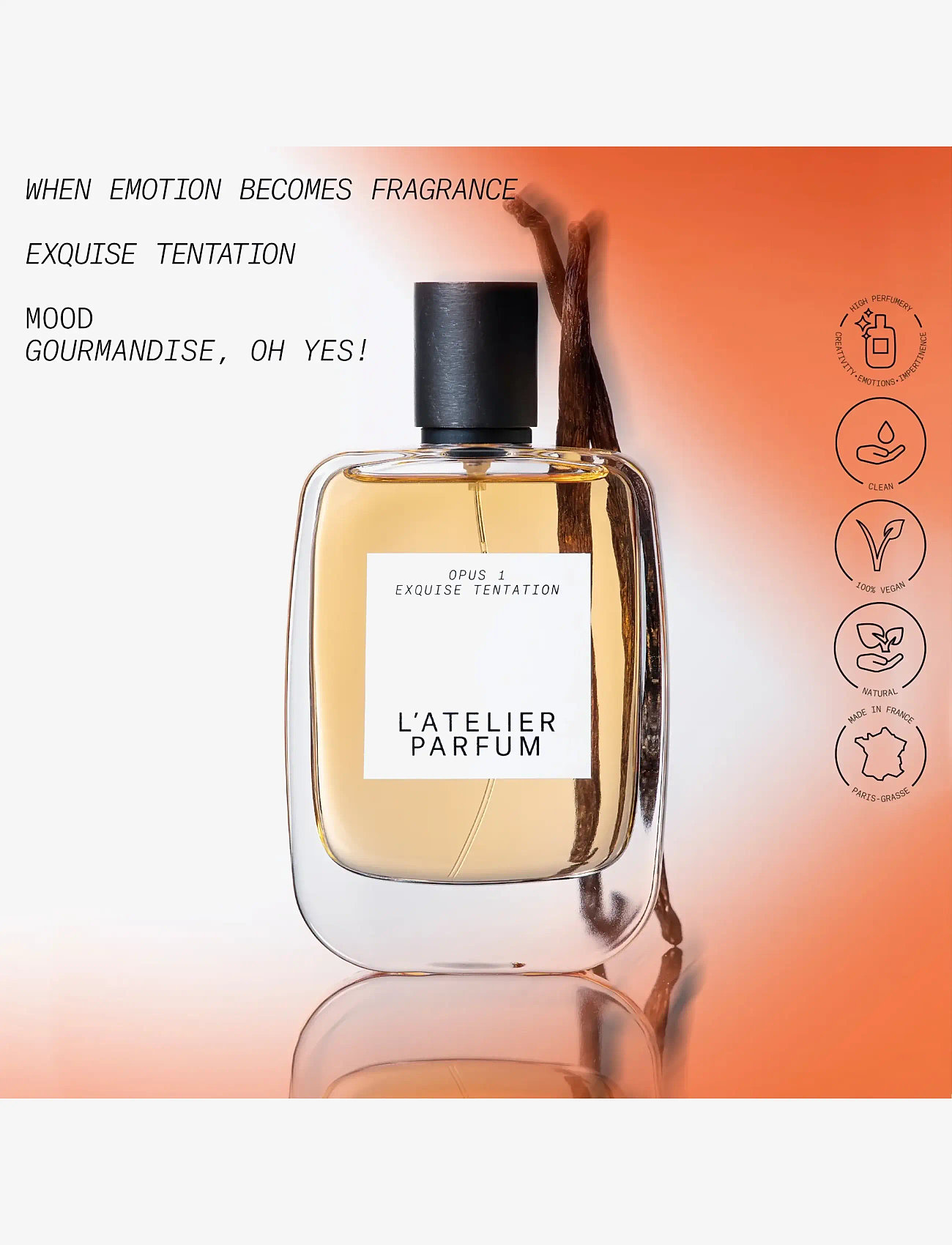 L'atelier Parfum - EDP EXQUISE TENTATION 50ML - till honom  - clear - 2