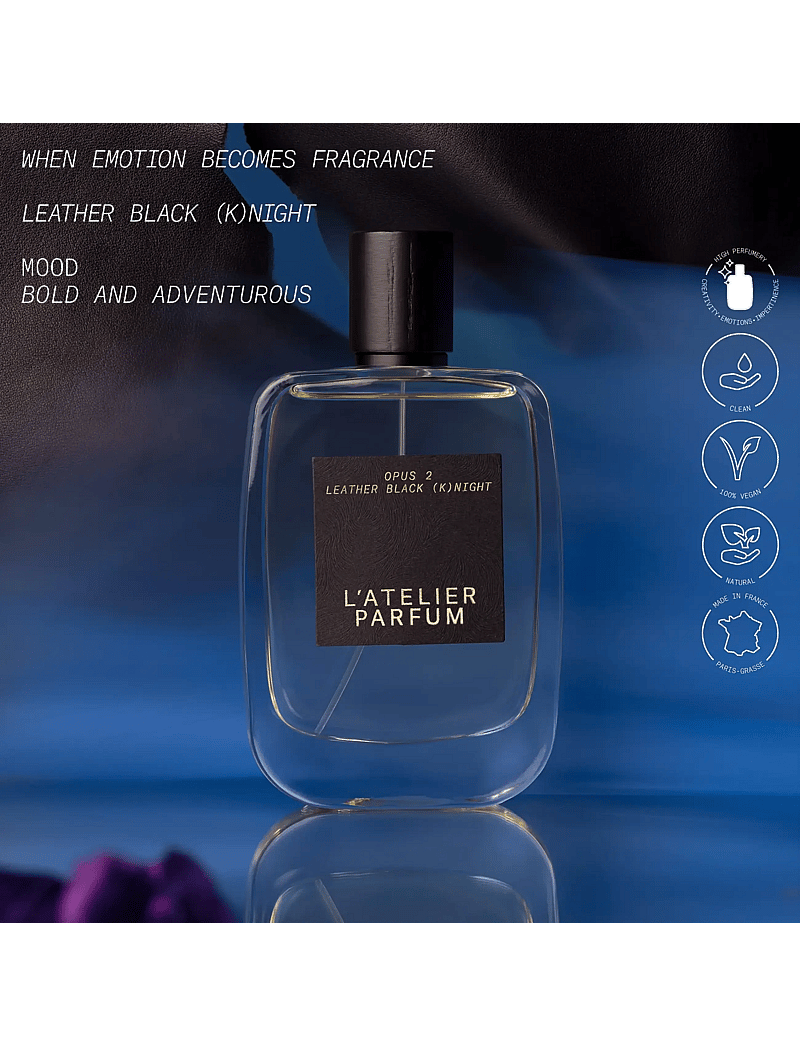 L'atelier Parfum - EDP LEATHER BLACK KNIGHT 100ML - meestele - clear - 2
