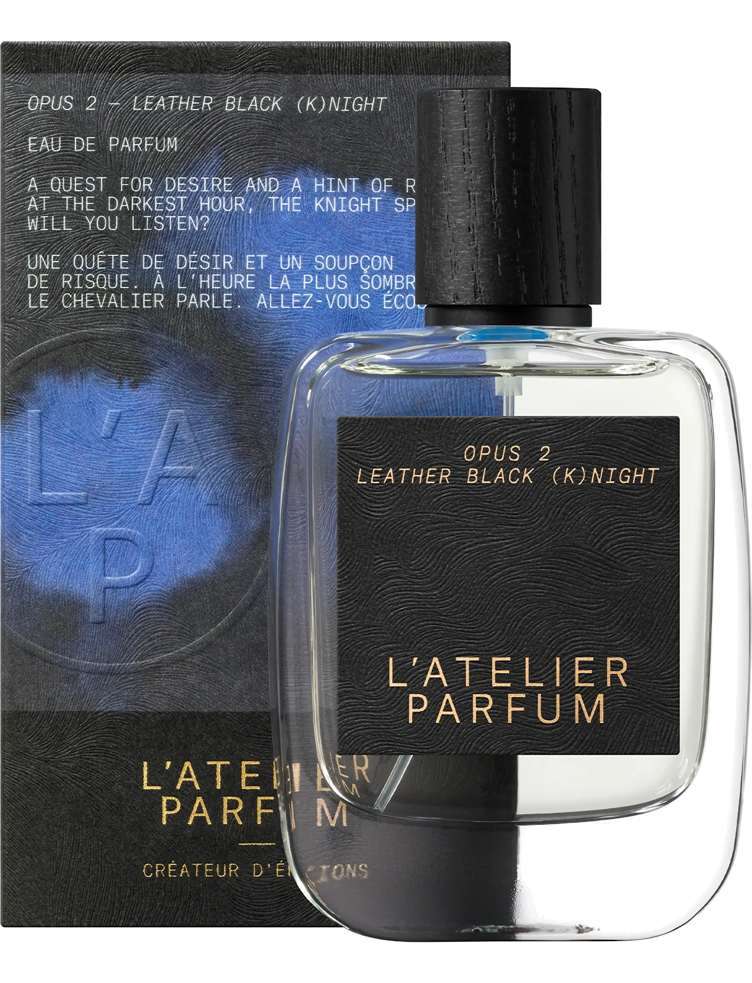 L'atelier Parfum - EDP LEATHER BLACK KNIGHT 50ML - meestele  - clear - 1