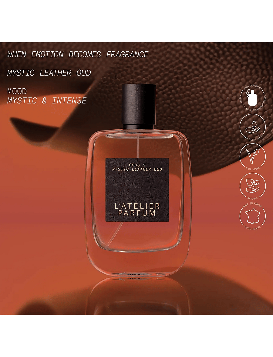 L'atelier Parfum - EDP MYSTIC LEATHER-OUD 100ML - meestele - clear - 2