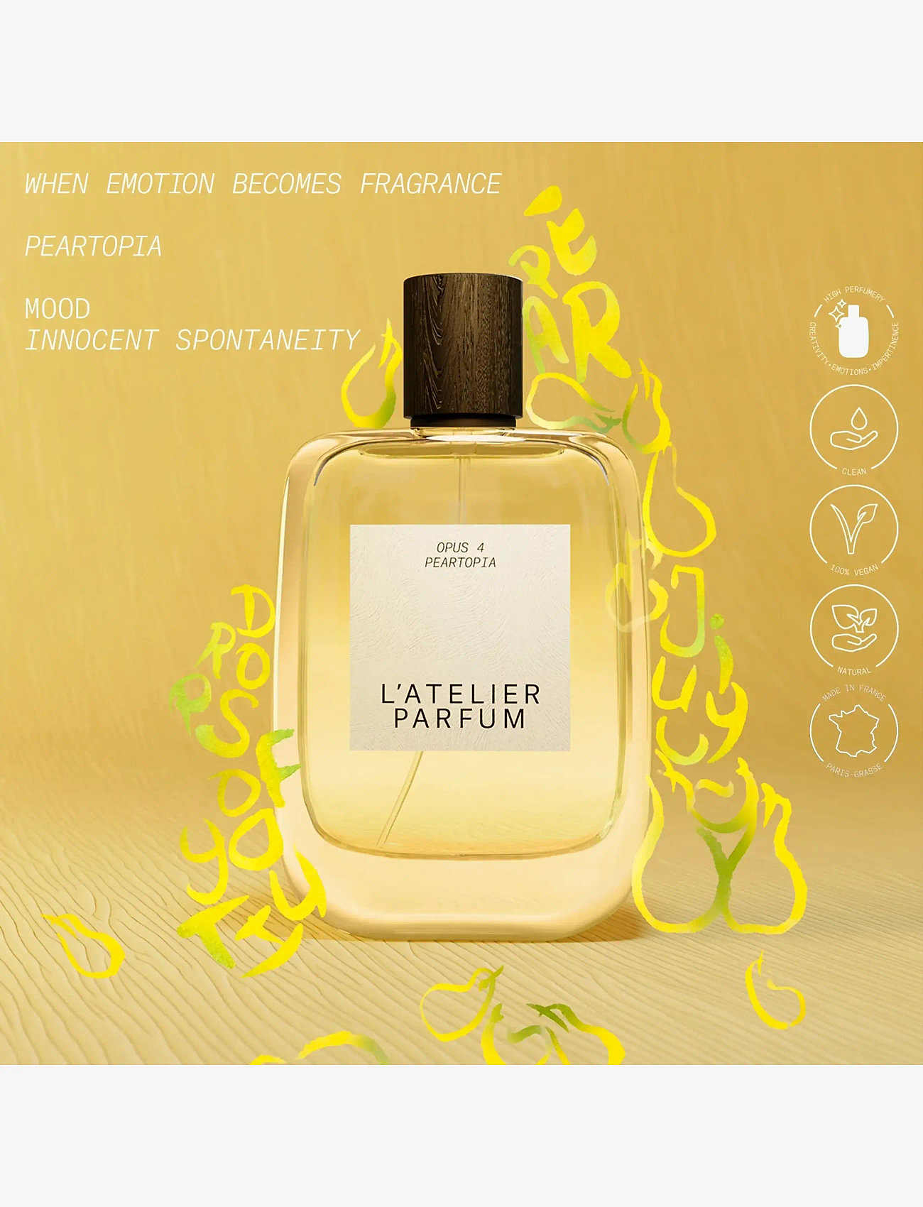 L'atelier Parfum - EDP PEARTOPIA 100ML - til ham  - clear - 2