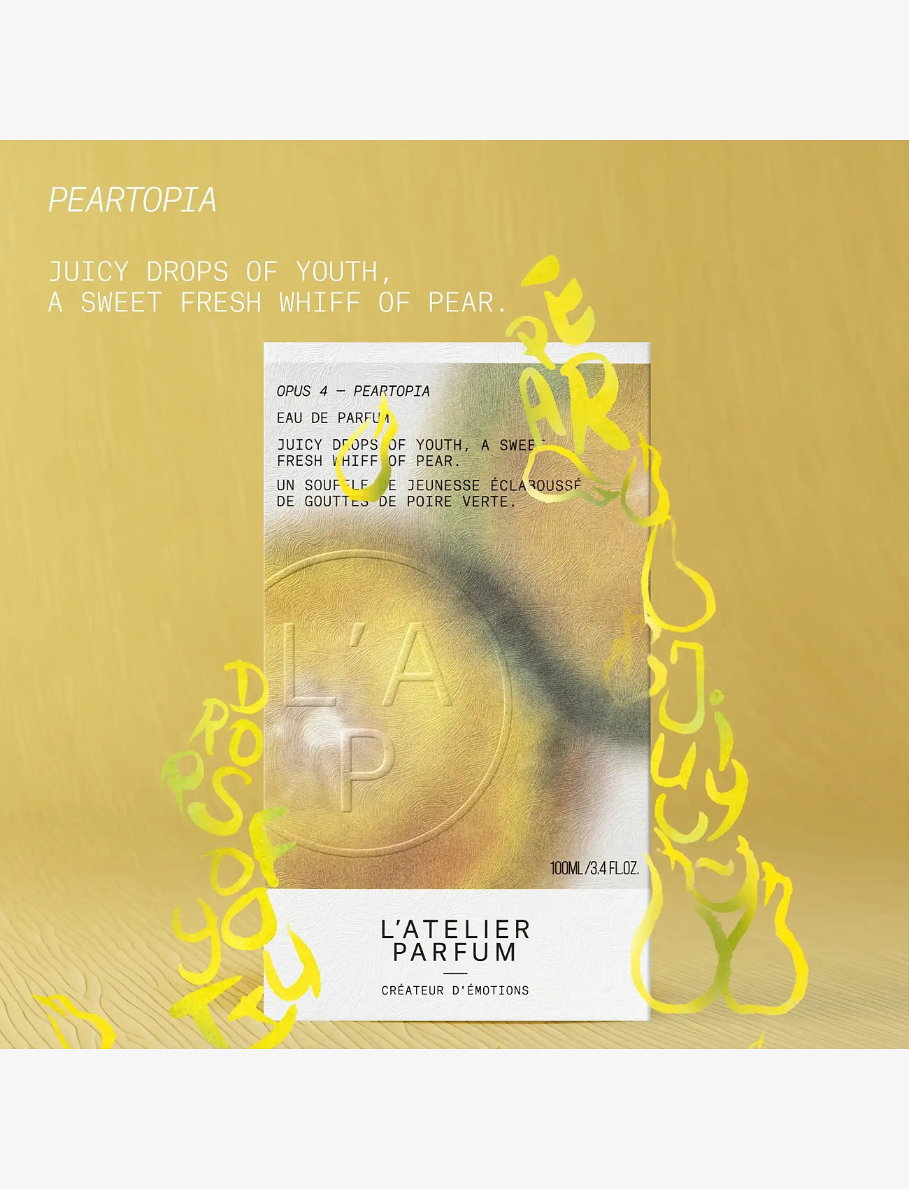 L'atelier Parfum - EDP PEARTOPIA 100ML - til ham  - clear - 4