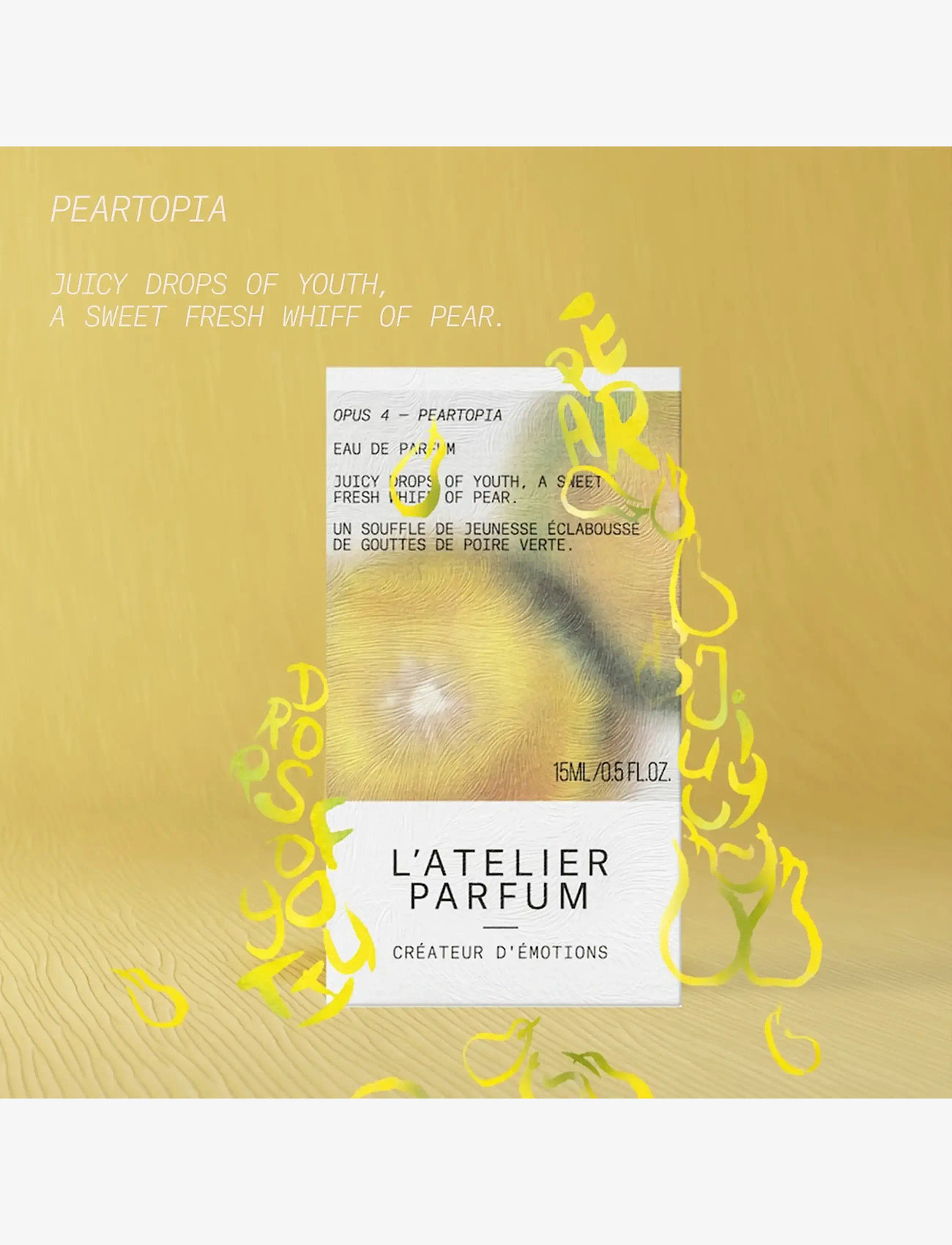 L'atelier Parfum - EDP PEARTOPIA 15ML - til ham  - clear - 4