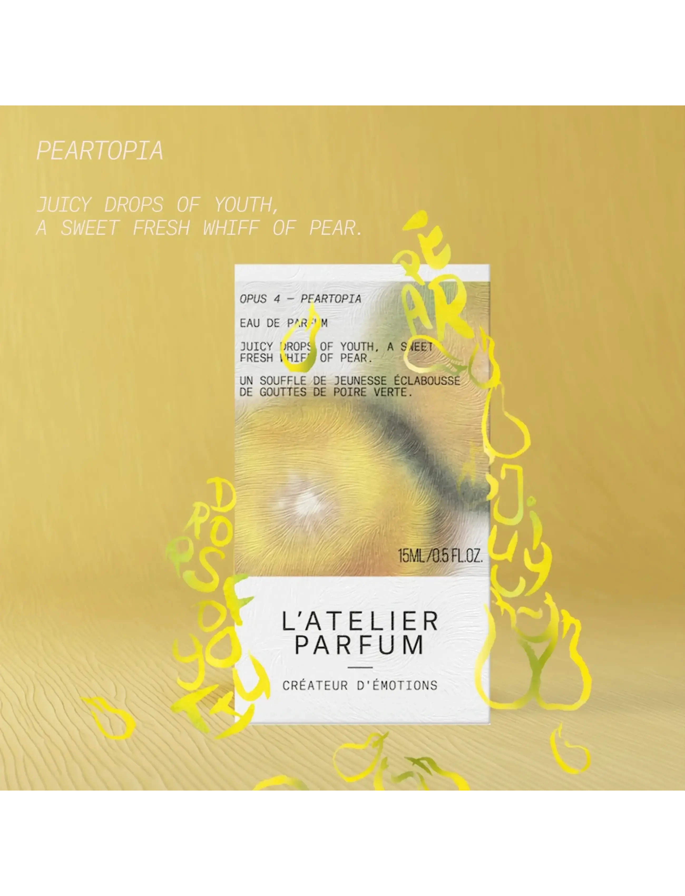 L'atelier Parfum - EDP PEARTOPIA 15ML - til ham  - clear - 4