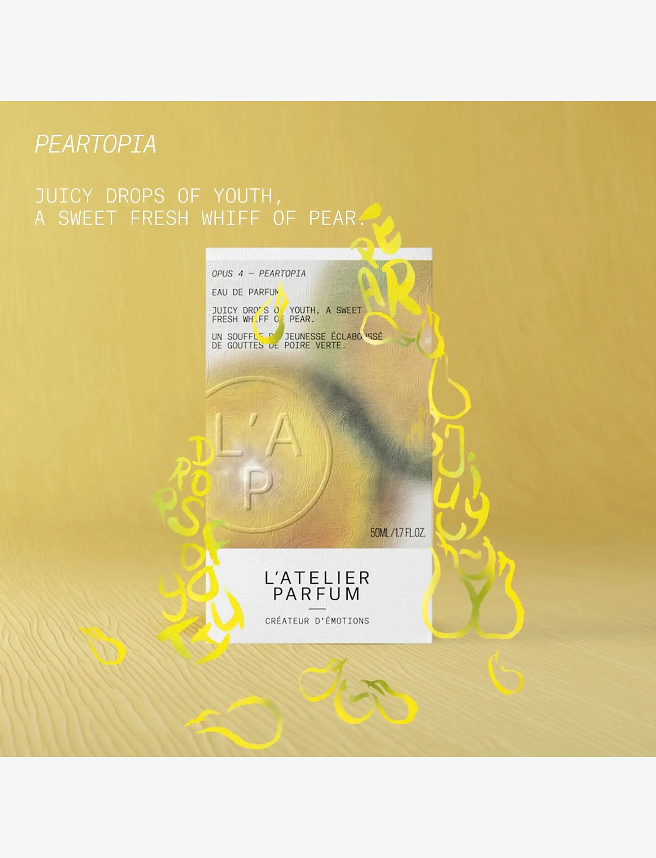 L'atelier Parfum - EDP PEARTOPIA 50ML - meestele  - clear - 3
