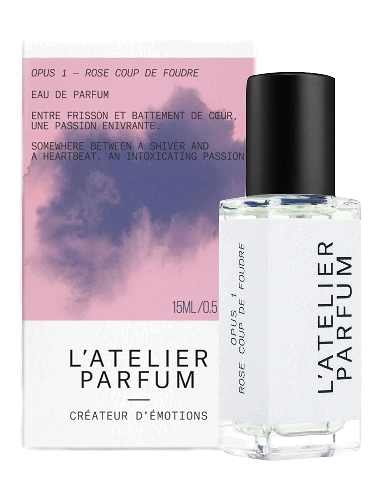 L'atelier Parfum - EDP ROSE COUP DE FOUDRE 15ML - meestele  - clear - 1