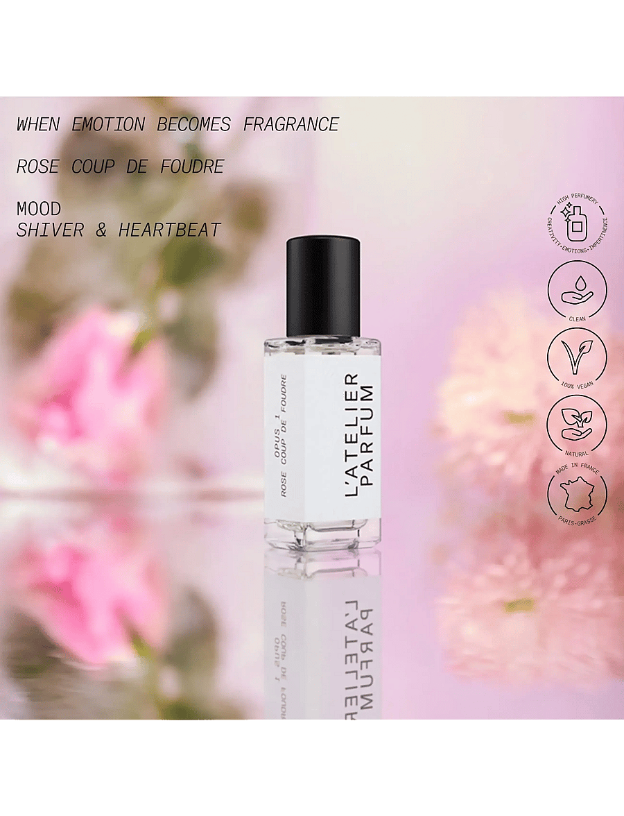 L'atelier Parfum - EDP ROSE COUP DE FOUDRE 15ML - til ham - clear - 2