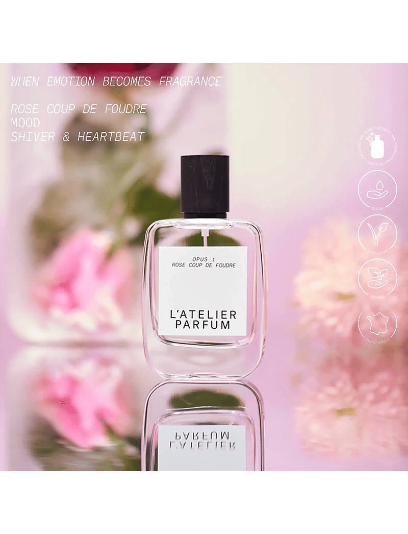 L'atelier Parfum - EDP ROSE COUP DE FOUDRE 50ML - meestele - clear - 0