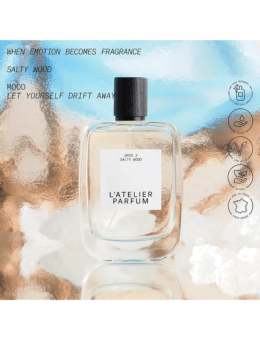 L'atelier Parfum - EDP SALTY WOOD 100ML - meestele - clear - 2