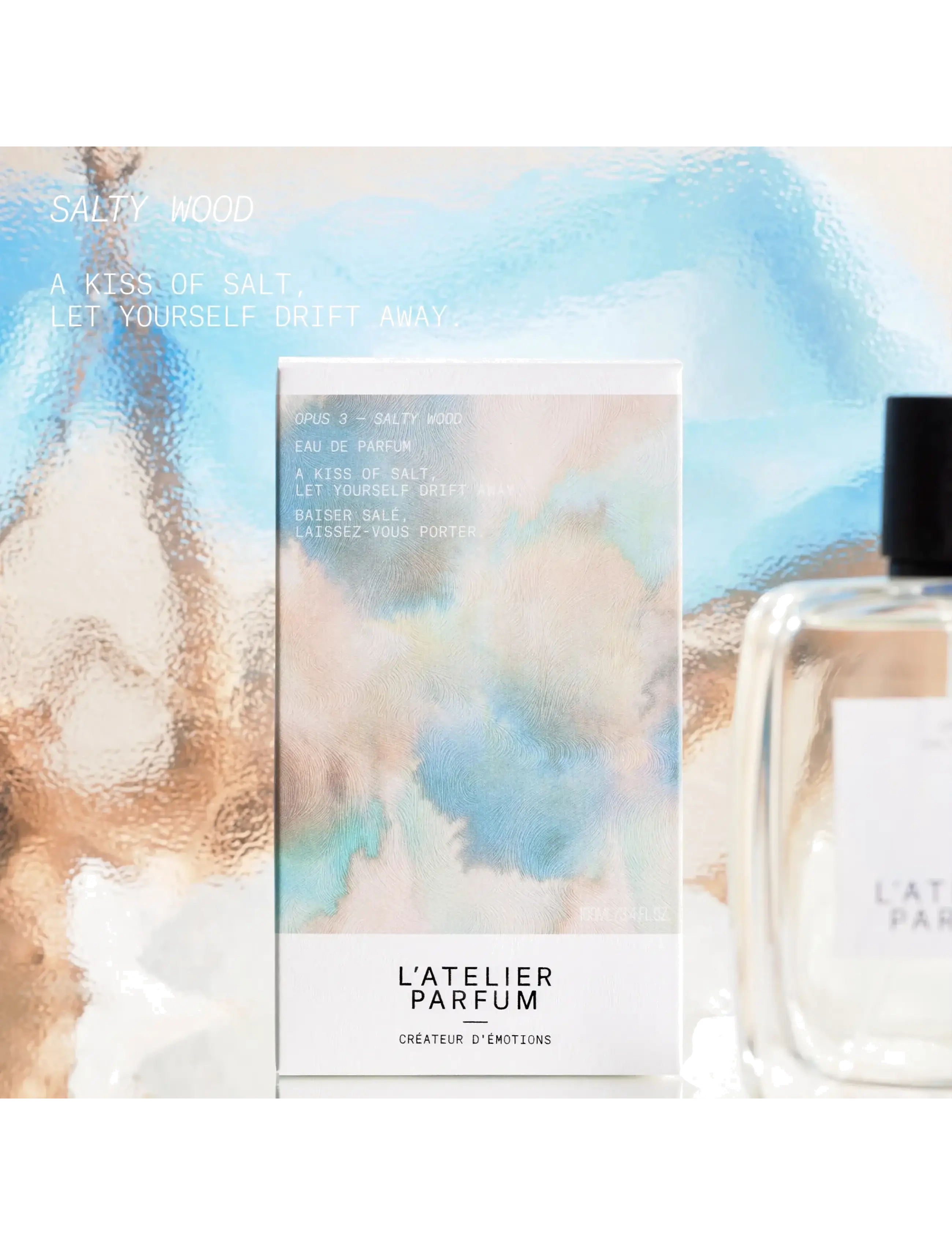 L'atelier Parfum - EDP SALTY WOOD 100ML - meestele  - clear - 4