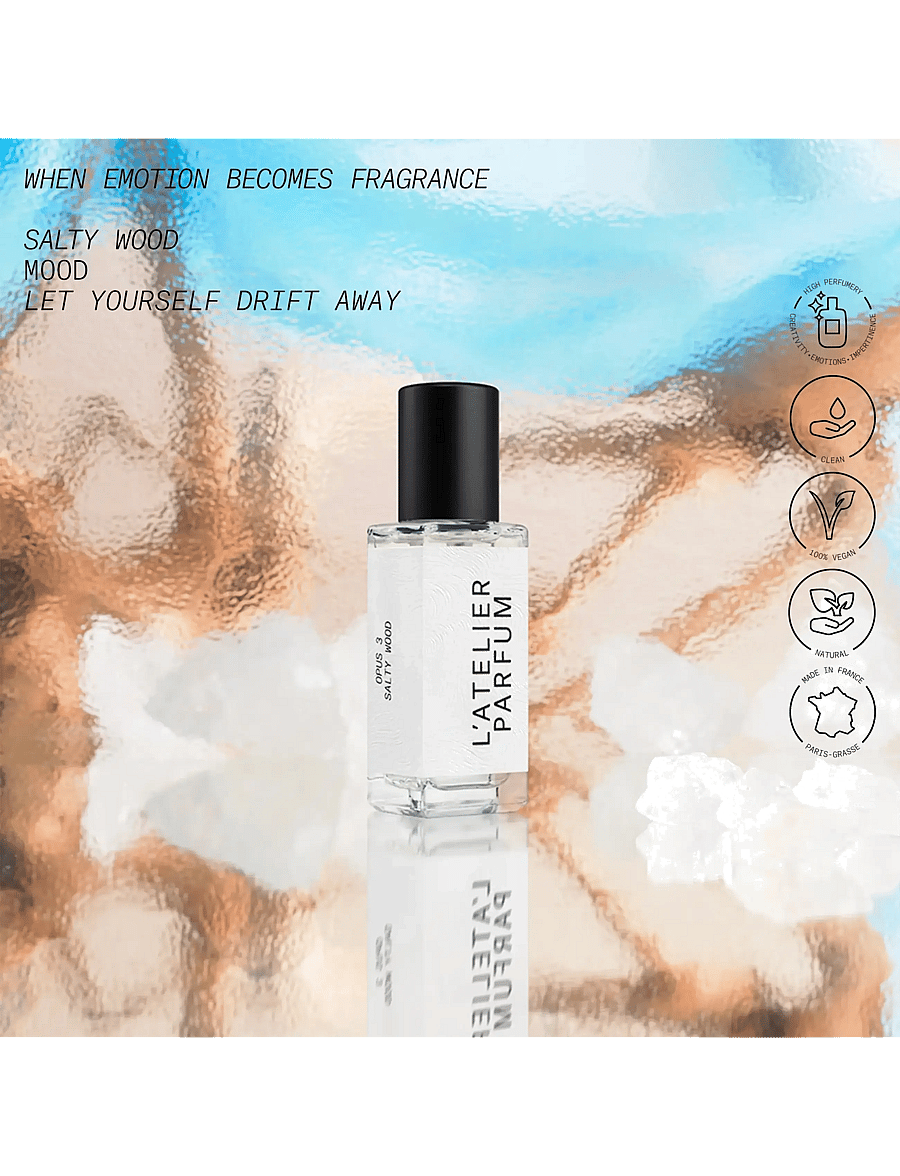 L'atelier Parfum - EDP SALTY WOOD 15ML - meestele - clear - 2