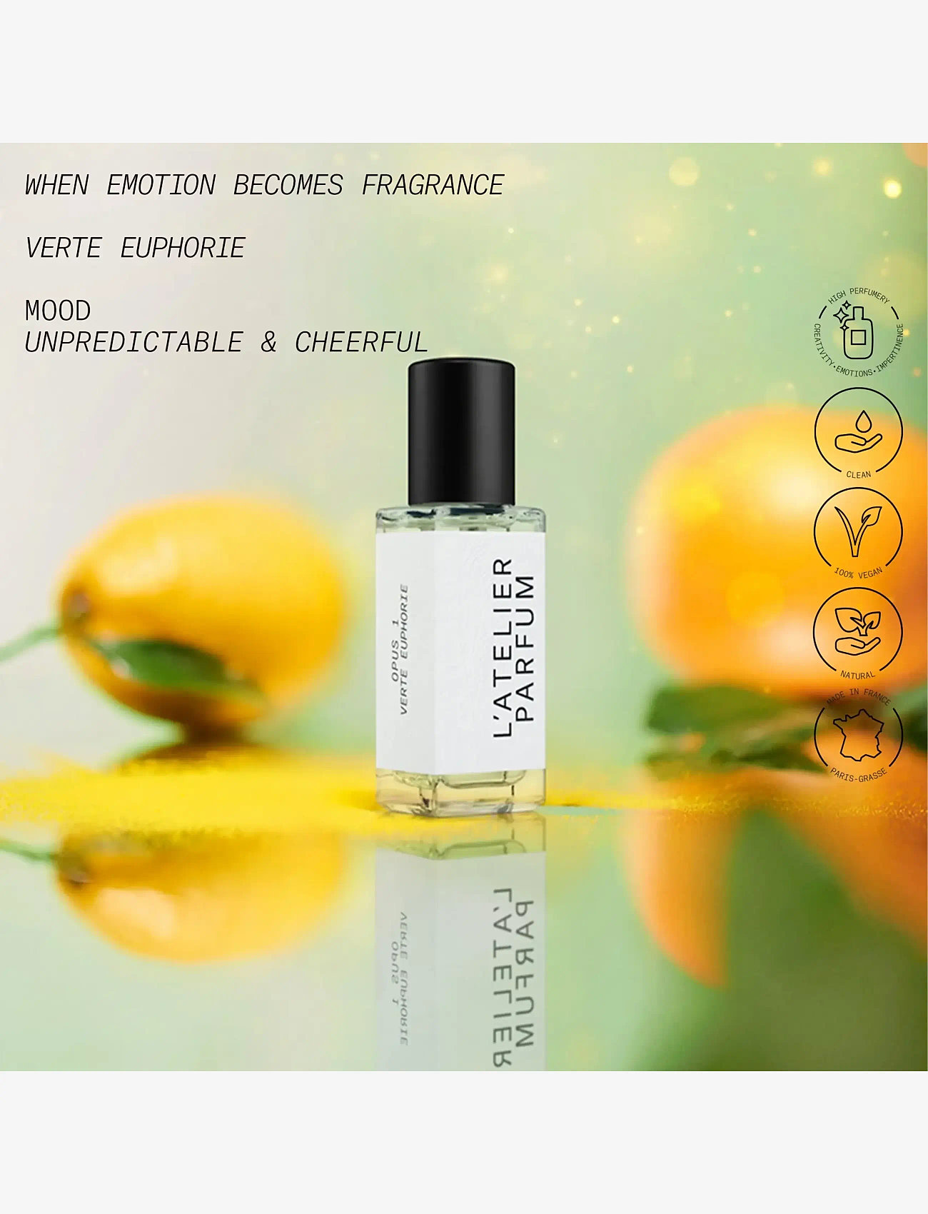 L'atelier Parfum - EDP VERTE EUPHORIE 15ML - til ham  - clear - 2