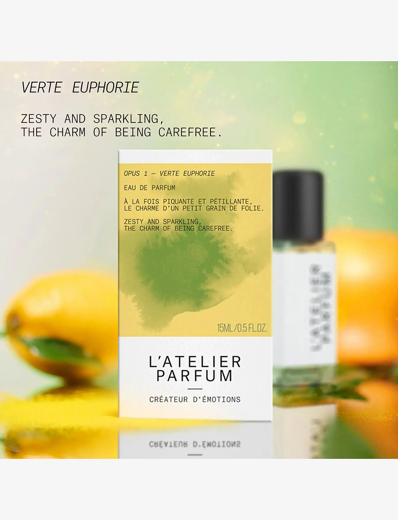 L'atelier Parfum - EDP VERTE EUPHORIE 15ML - til ham  - clear - 4