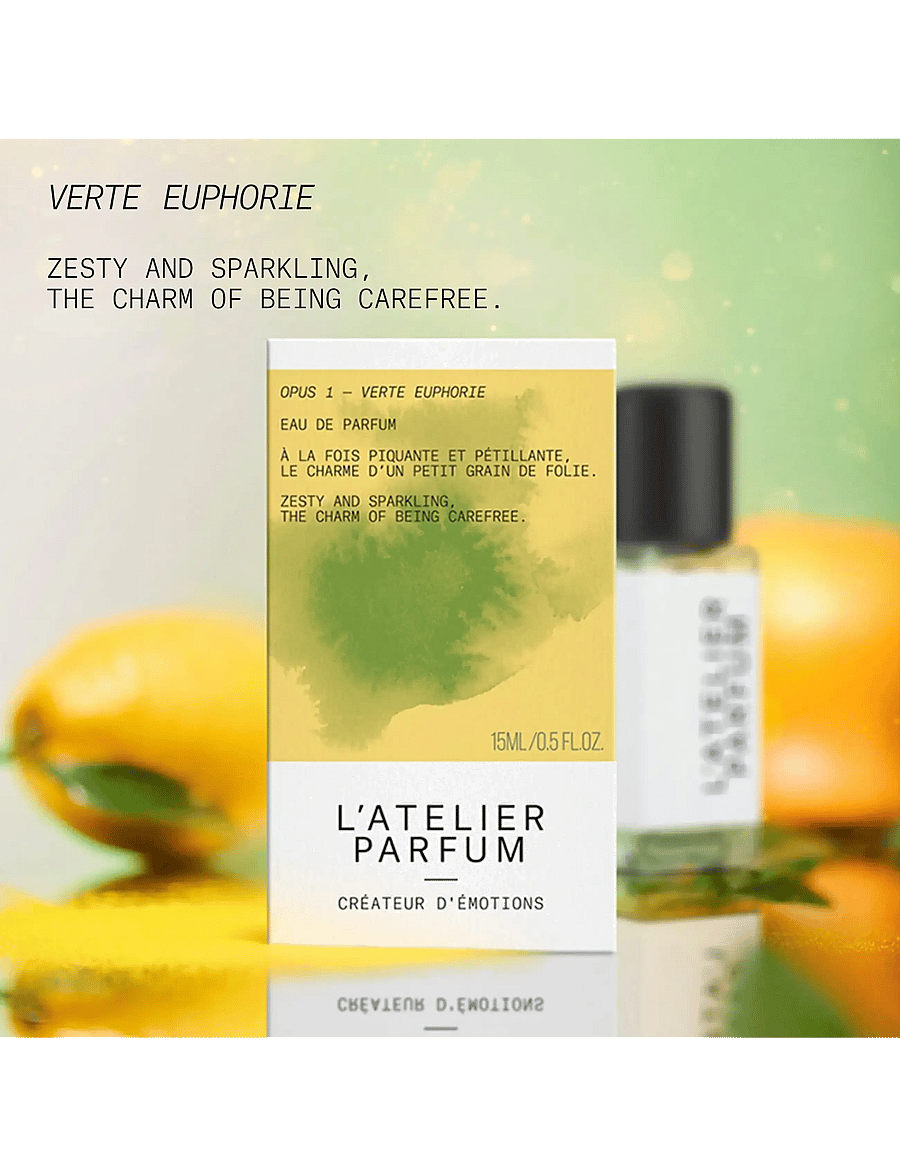 L'atelier Parfum - EDP VERTE EUPHORIE 15ML - till honom - clear - 4