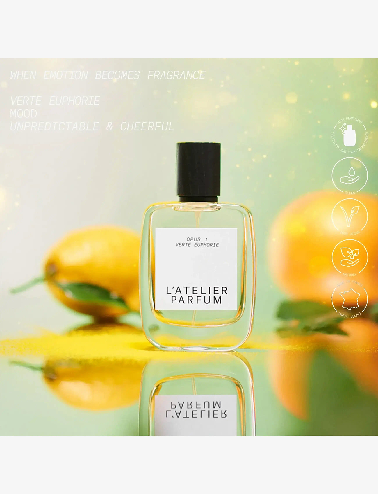 L'atelier Parfum - EDP VERTE EUPHORIE 50ML - til ham  - clear - 2