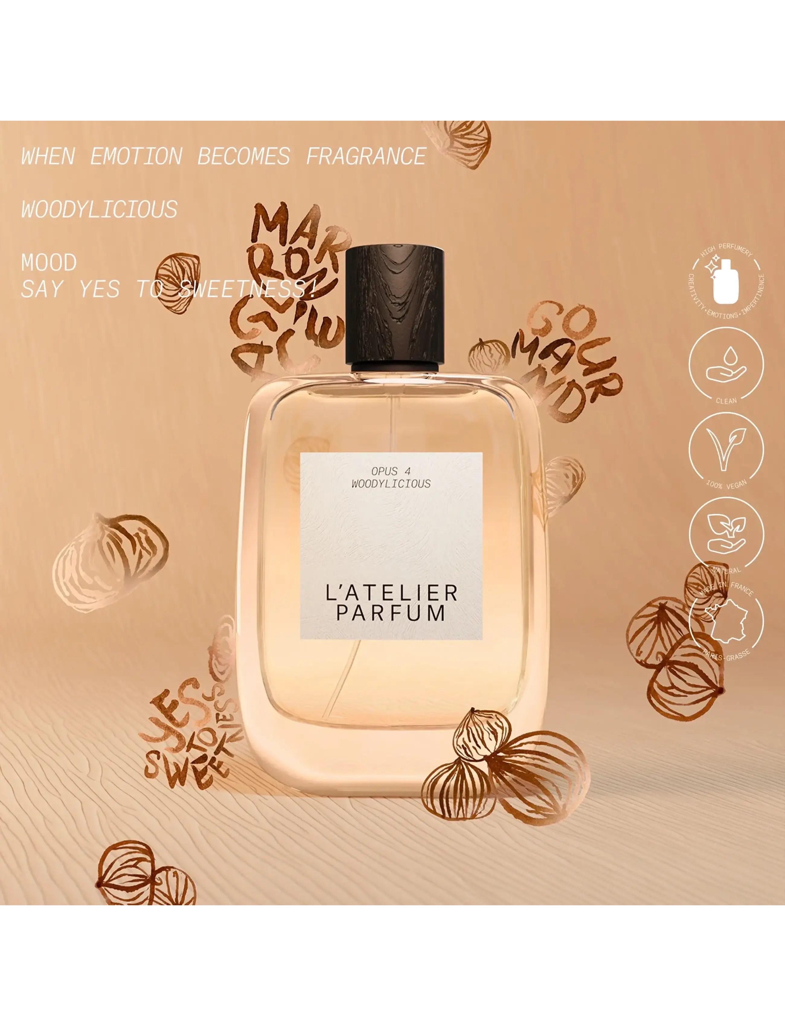 L'atelier Parfum - EDP WOODYLICIOUS 100ML - meestele  - clear - 1