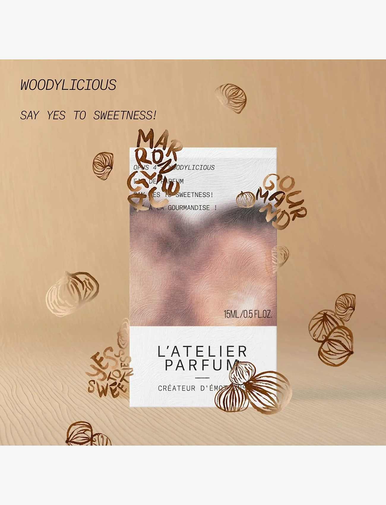 L'atelier Parfum - EDP WOODYLICIOUS 15ML - til ham  - clear - 4