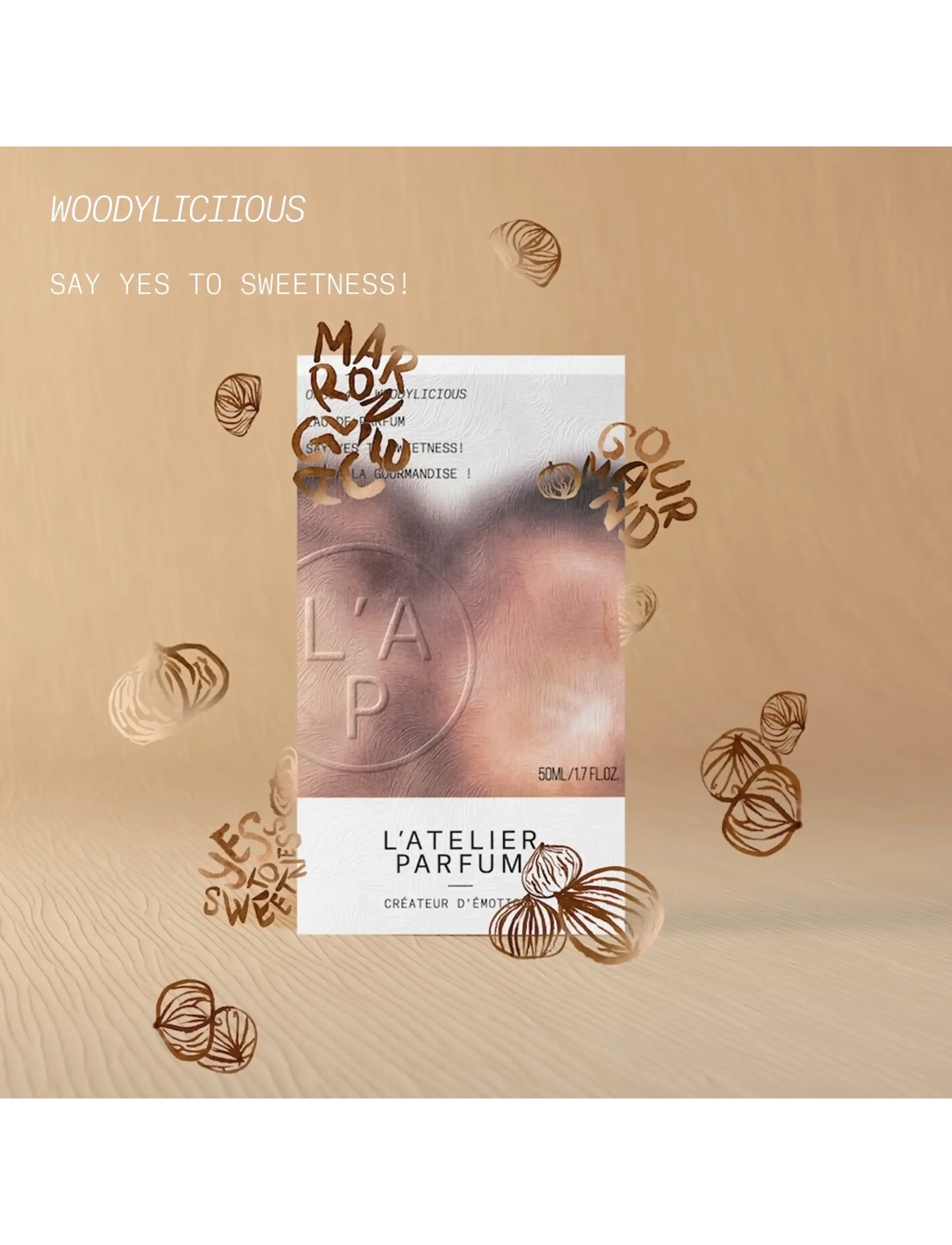 L'atelier Parfum - EDP WOODYLICIOUS 50ML - til ham  - clear - 3