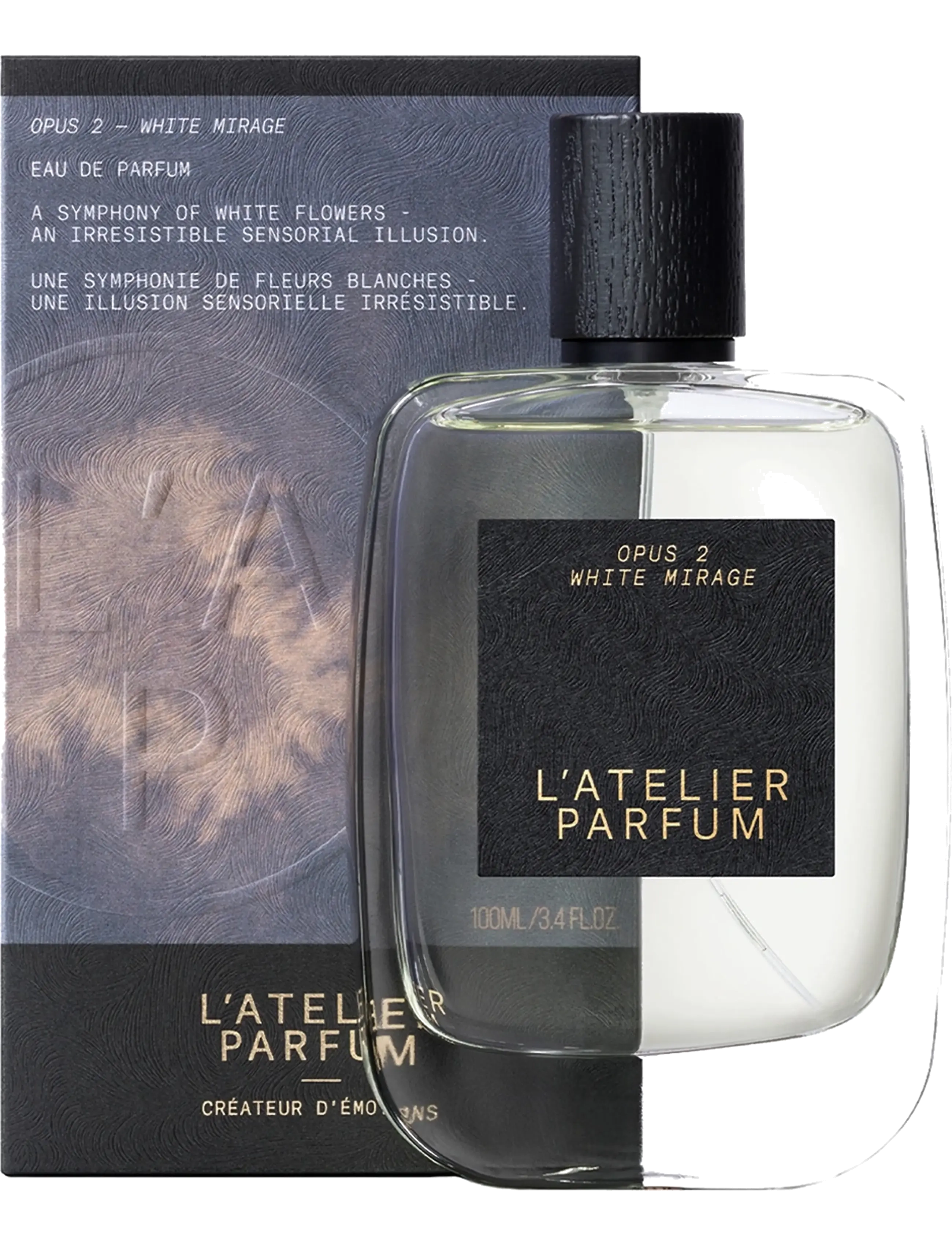 L'atelier Parfum - EDP WHITE MIRAGE 100ML - miehille  - clear - 1