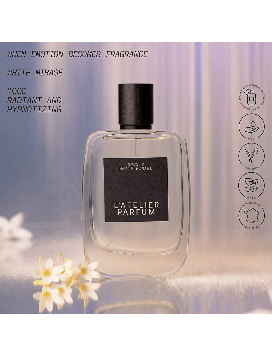 L'atelier Parfum - EDP WHITE MIRAGE 100ML - meestele - clear - 2