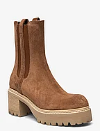 ANKLE BOOTS - BROWN