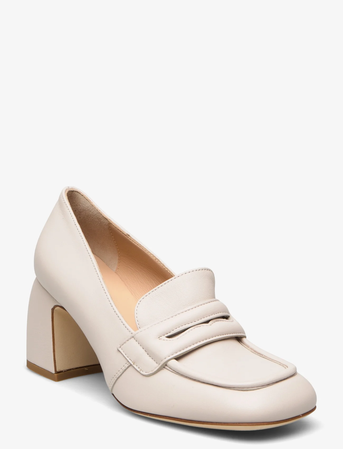 Laura Bellariva - shoes - heeled loafers - tofu - 0