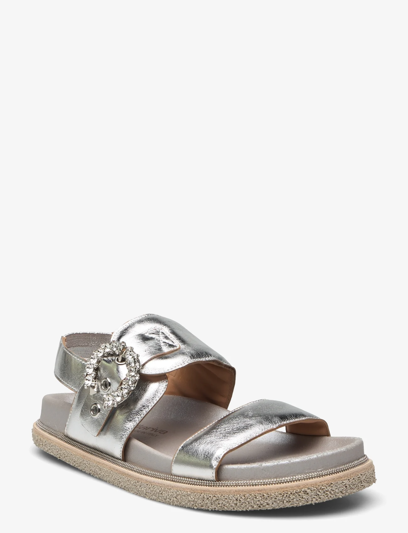 Laura Bellariva - sandals - platte sandalen - silver - 0