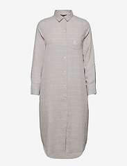 Lauren Ralph Lauren Homewear - LRL L/S ROLL TAB HIS SHIRT BALLET SLEEPS GREY PLAID - dames - grey plaid - 0