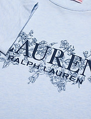 Lauren Ralph Lauren Homewear - LRL LOUNGER TEE BLUE HTR - oberteile - blue htr - 4