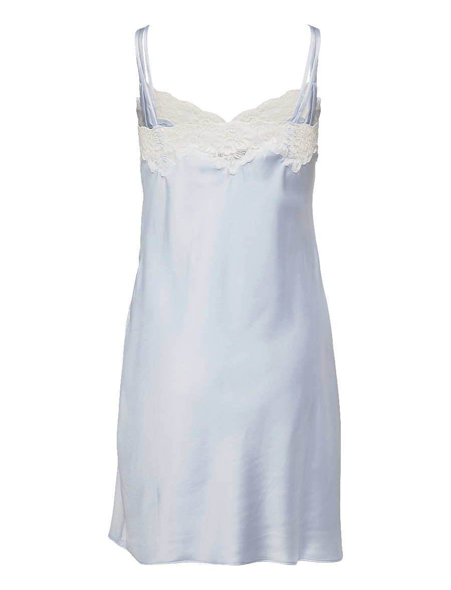 Lauren Ralph Lauren Homewear - LRL SIGNATURE DOUBLE STRAP LACE CHEMISE - blue - 2