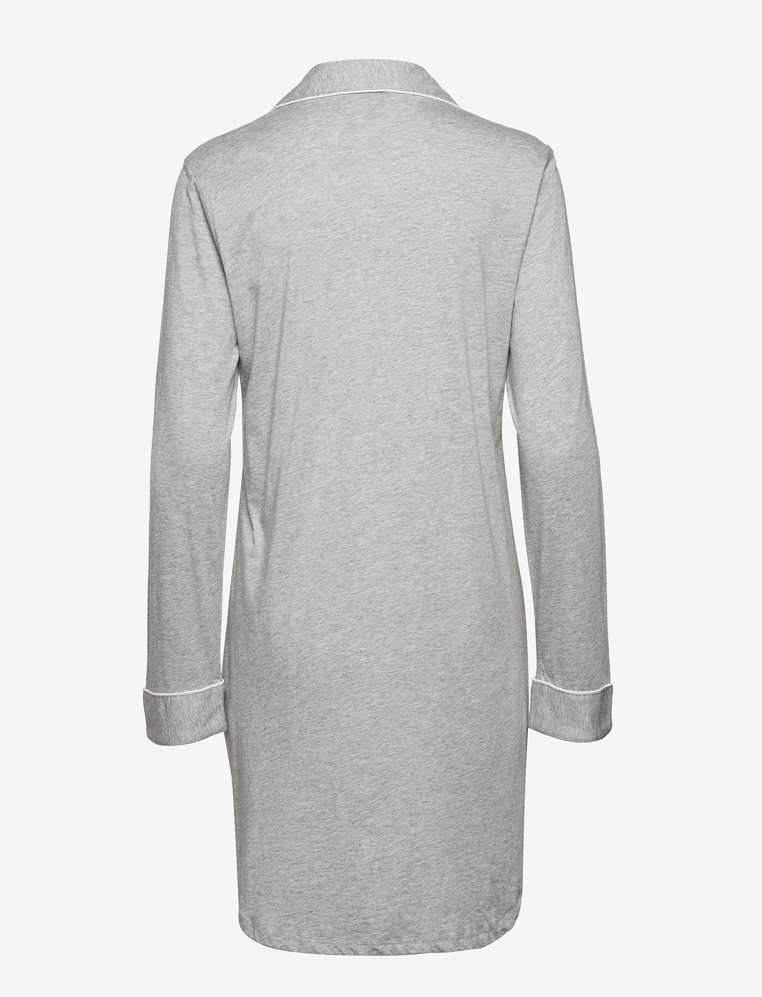 Lauren Ralph Lauren Homewear - LRL HAMMOND KNIT COLLAR SLEEPSHIRT - Öösärgid - grey heather - 2