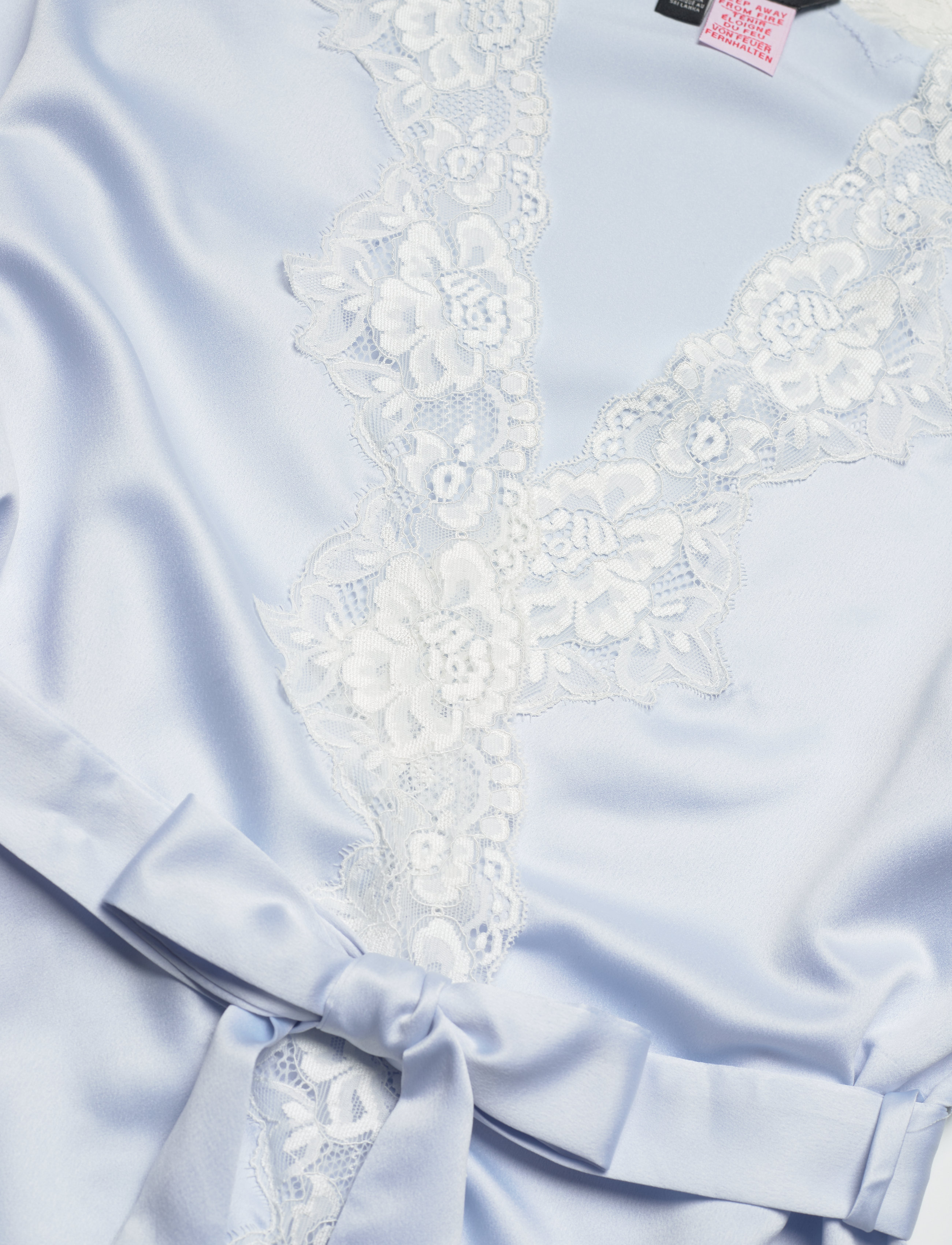 Lauren Ralph Lauren Homewear - LRL SIGNATURE LACE KIMONO ROBE 97 CM - kimonoer - blue - 4
