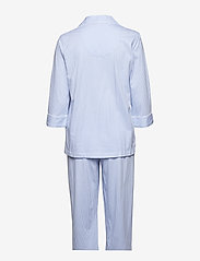 Lauren Ralph Lauren Homewear - LRL HERITAGE 3/4 SL CLASSIC NOTCH PJ SET - pyjamat - french blue/white stripe - 2