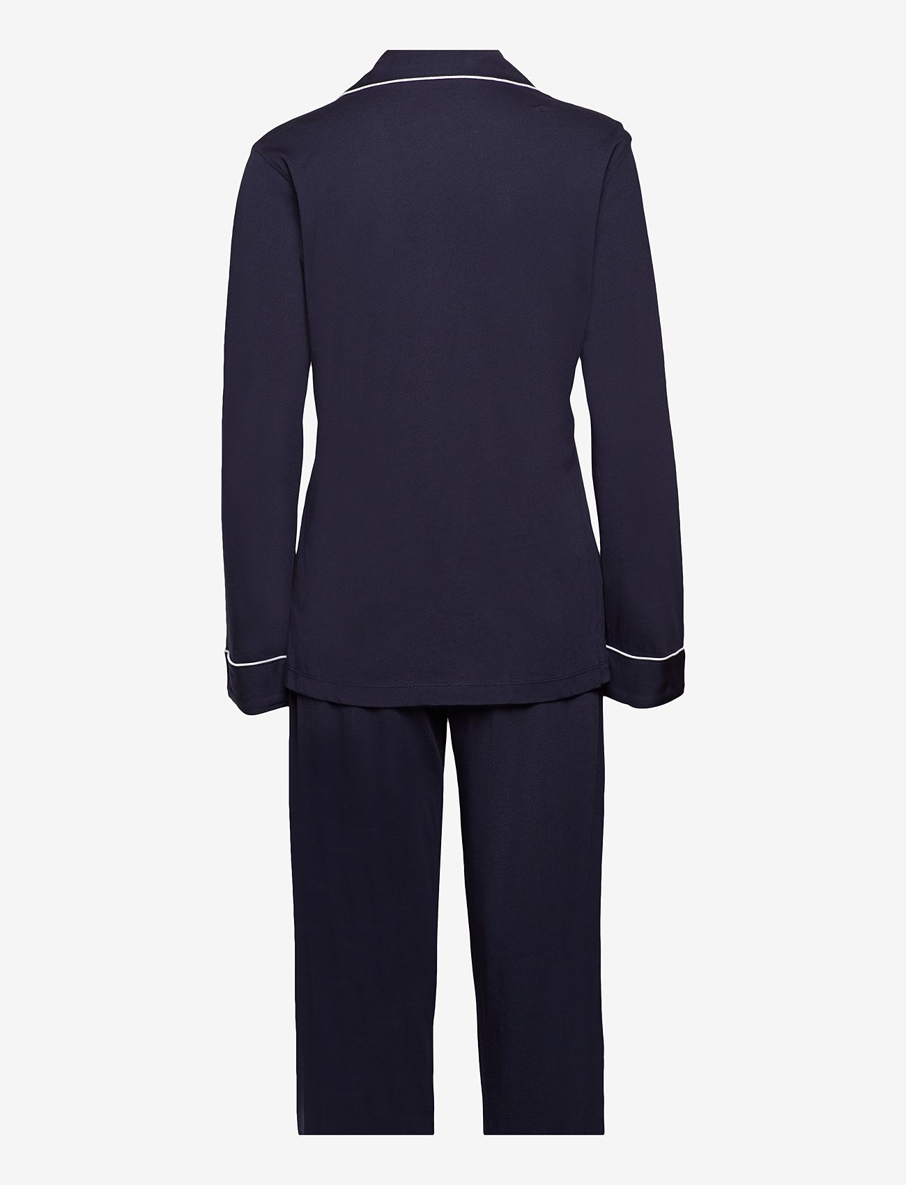 Lauren Ralph Lauren Homewear - LRL HAMMOND KNIT COLLAR PJ SET - nachtwäsche & loungewear - windsor navy - 2