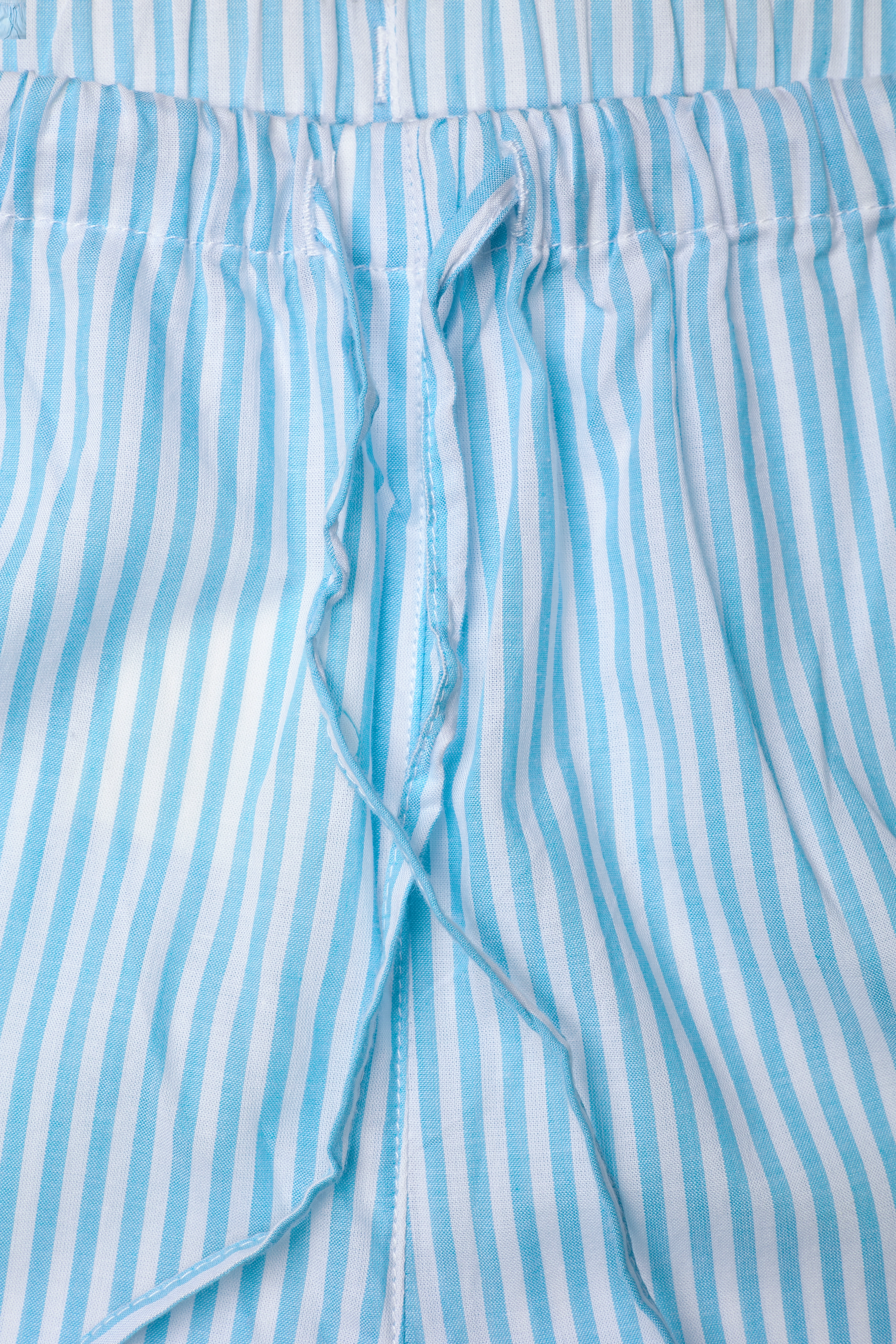 Lauren Ralph Lauren Homewear - LRL 3/4 SL. NOTCH COLLAR CAPRI PJ SET D2 - aqua stripe - 5