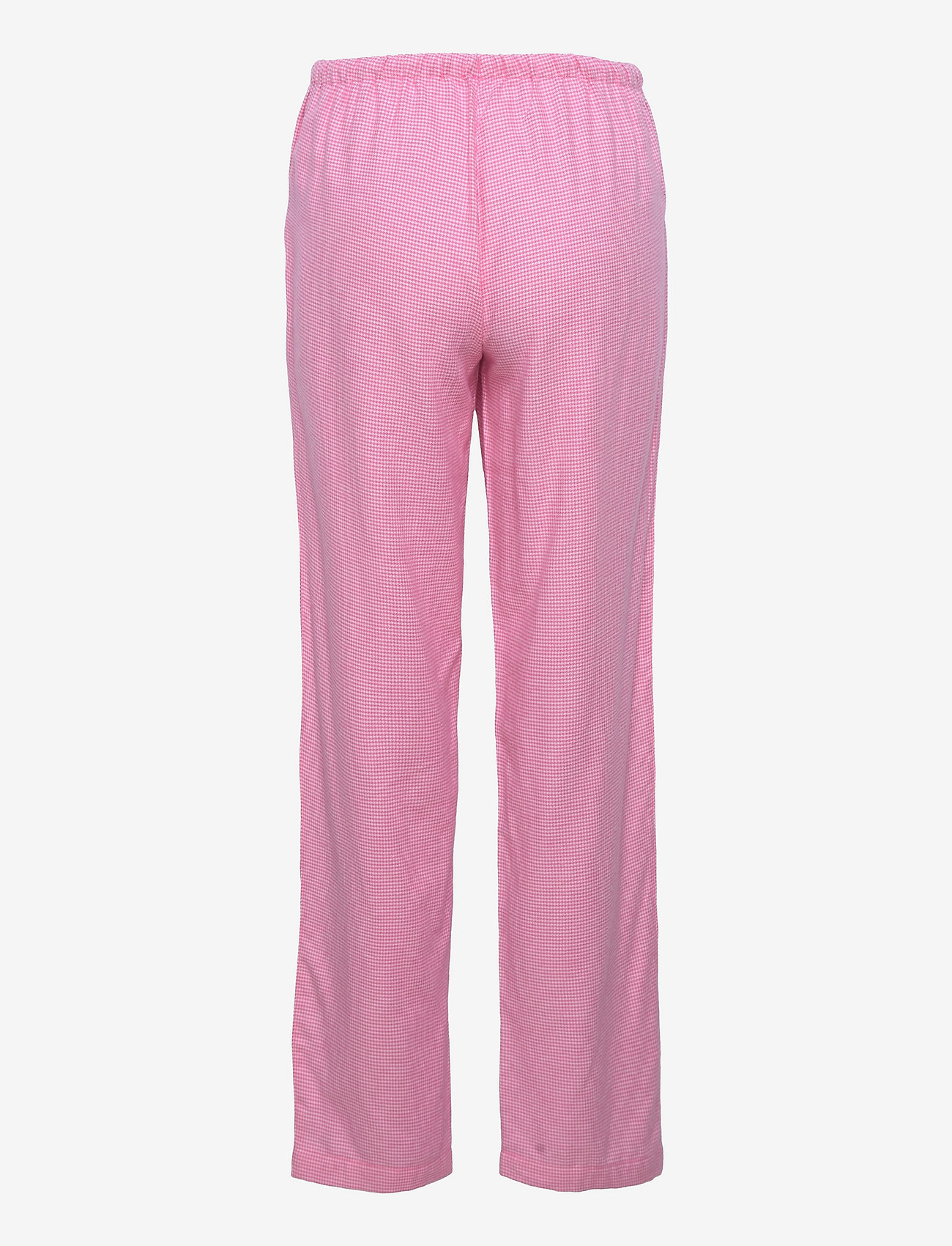Lauren Ralph Lauren Homewear - LRL L/S NOTCH COLLAR LONG PANT PJ SET - pink check - 2