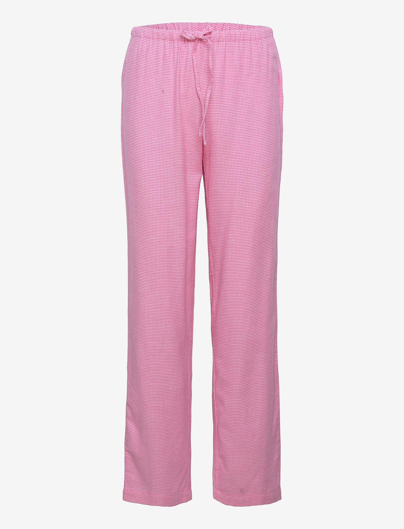 Lauren Ralph Lauren Homewear - LRL L/S NOTCH COLLAR LONG PANT PJ SET - pink check - 3