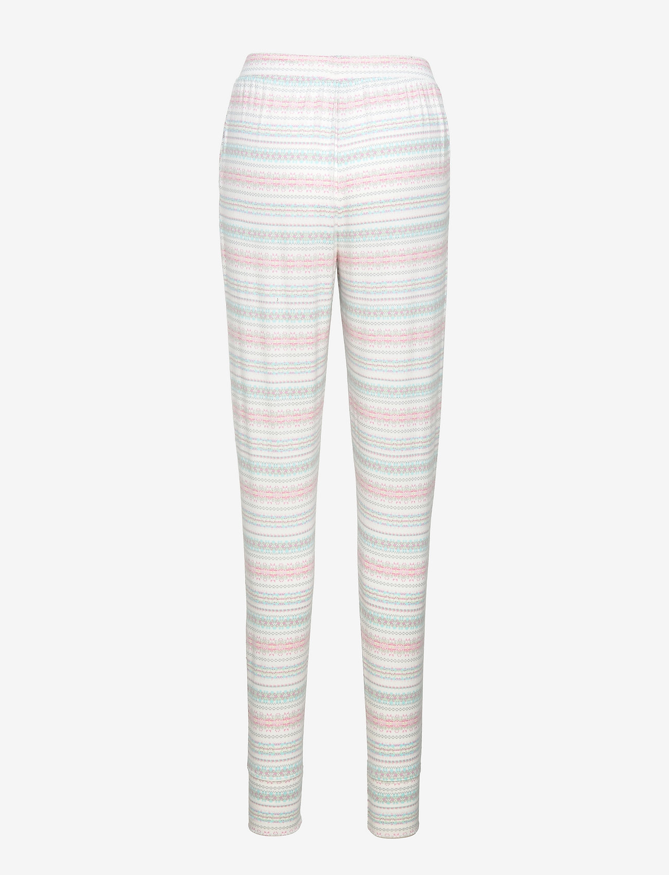 Lauren Ralph Lauren Homewear - LRL L/S HENLEY JOGGER PANT PJ SET - ivory pt - 3