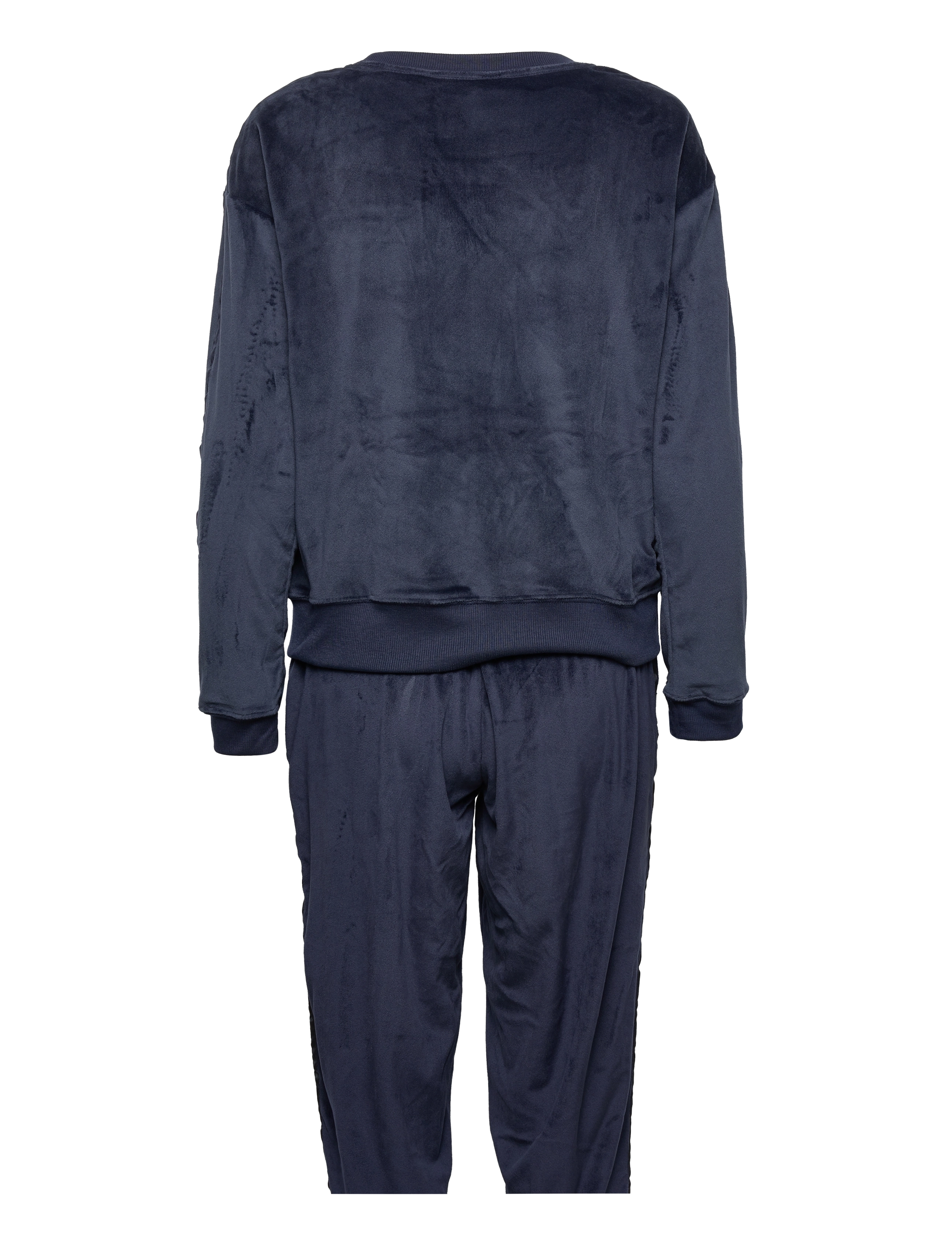 Lauren Ralph Lauren Homewear - LRL L/S CREW NK JOGGER PANT PJ SET - navy - 1