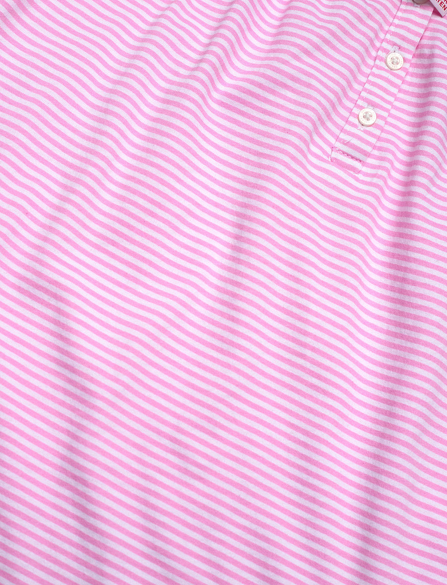 Lauren Ralph Lauren Homewear - LRL Double strap button gown - nachthemden - pink stripe - 4