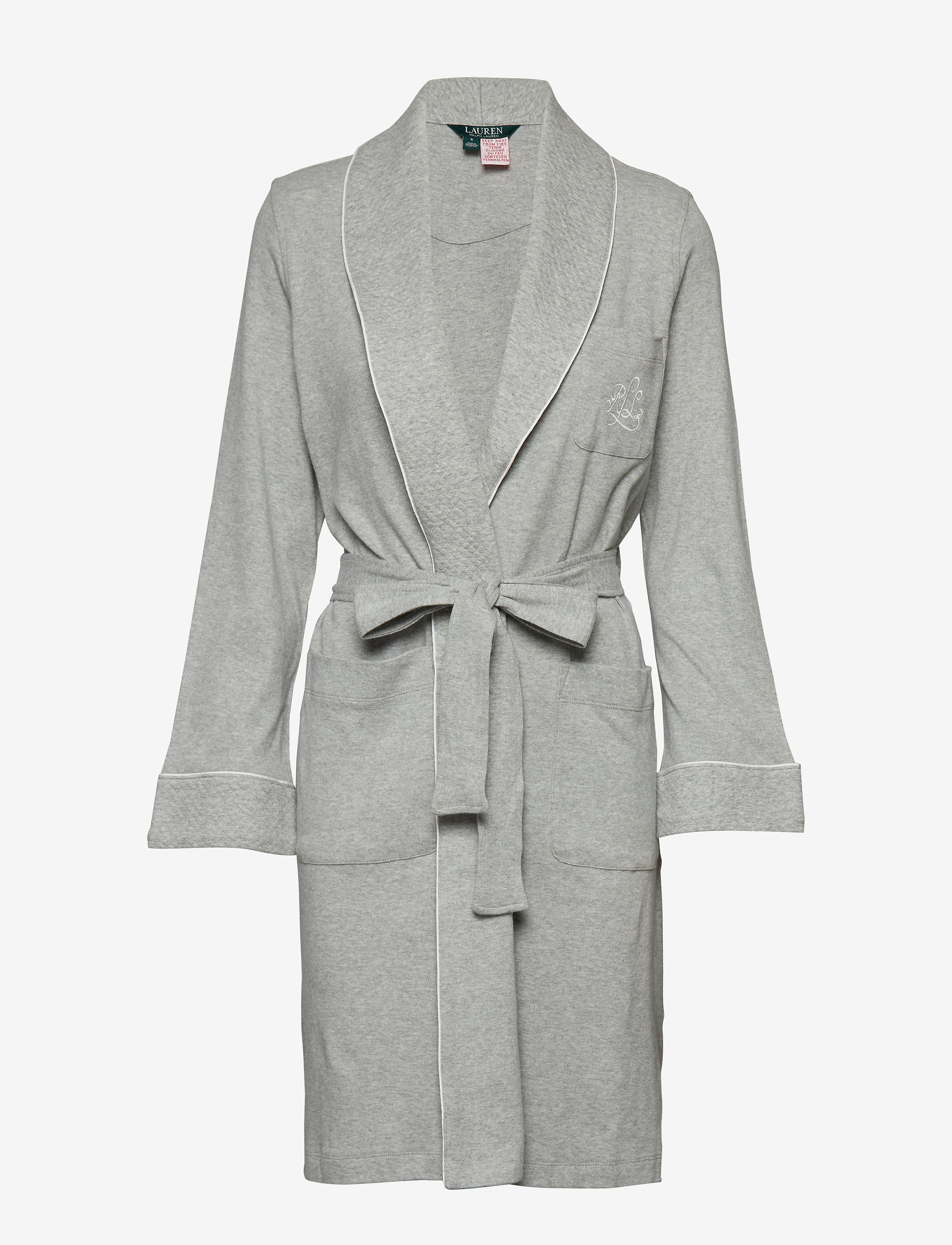 Lrl Essential Quilted Collar Robe