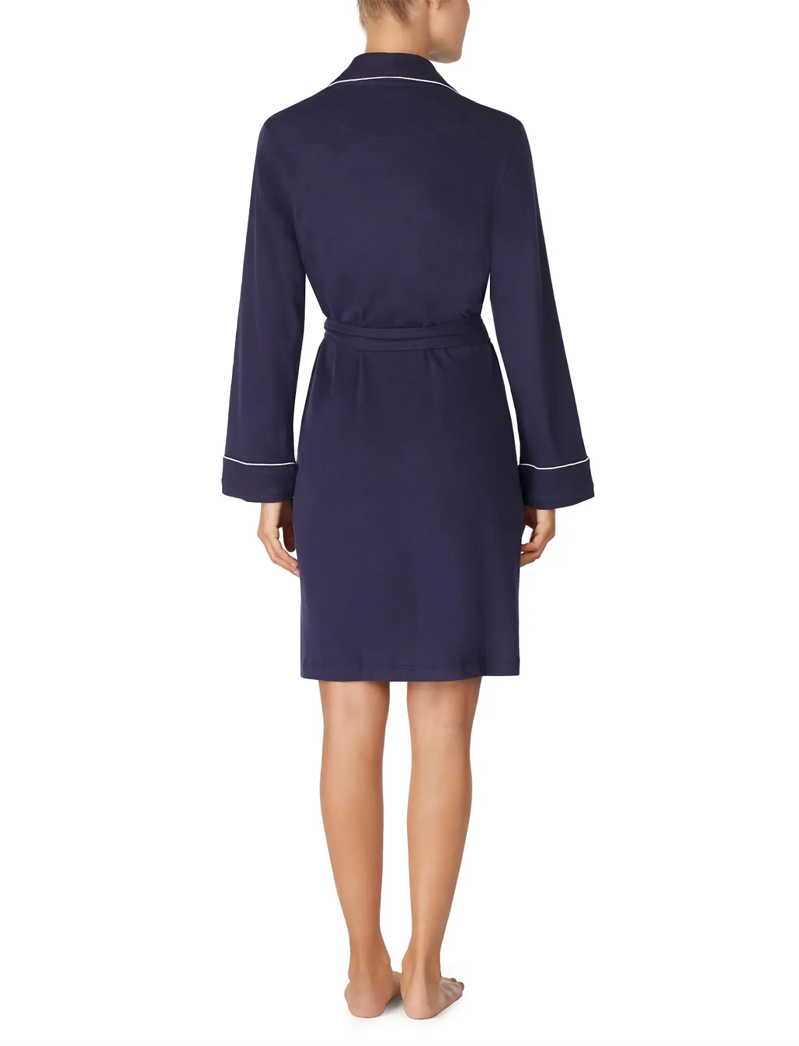 Lauren Ralph Lauren Homewear - LRL Essential quilted collar robe - hommikumantlid - navy windsor - 3